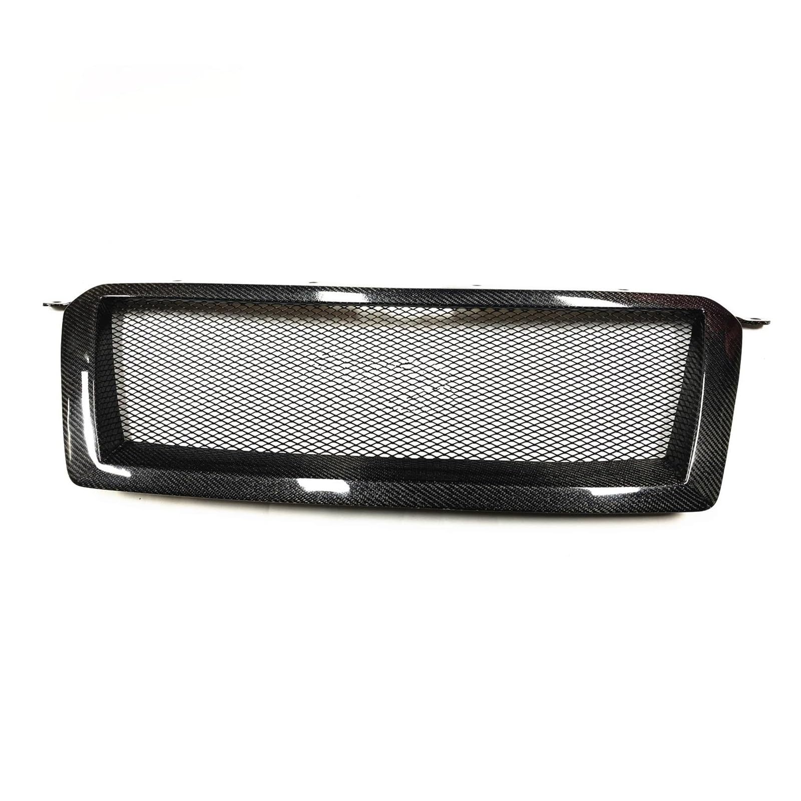 Auto Frontgrill Für Subaru Für Legacy 5. SUV 2013.7-2014 Grill Frontgrill Fiberglas/Kohlefaser Wabenstil Oberer Stoßfänger Haube Mesh Grid Kit Kühlergrill Vorne(Carbon Fiber) von PaCsci