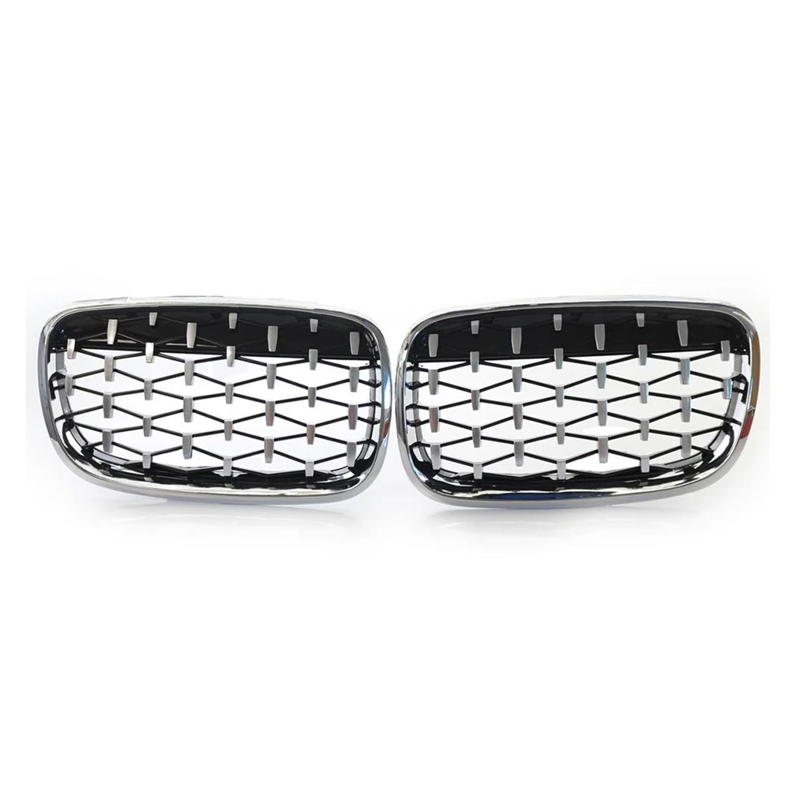 Auto Frontgrill Für X5 E70 2007 2008 2009 2010 2011 2012 2013 Auto Zubehör Diamant Stil Chrom Vorne Niere Grill Ersatz Kühlergrill Vorne von PaCsci