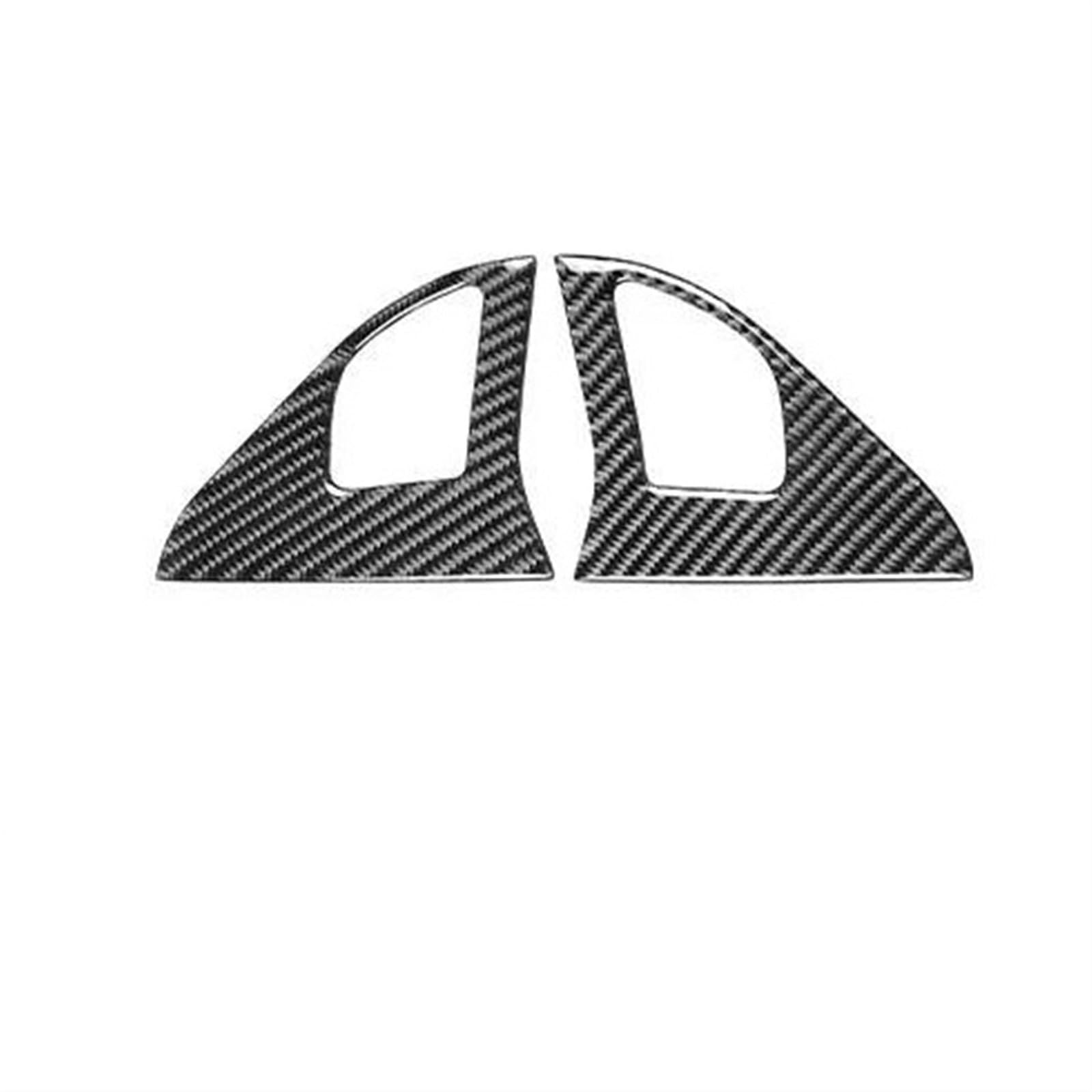 Auto Interieurleisten Für Mitsubishi Für Lancer EVO X MR 2008-2015 Carbon Faser Trompete Panel Trim Abdeckung Auto Innen Zubehör Dekorative Aufkleber Interieur Zubehör(A Black) von PaCsci