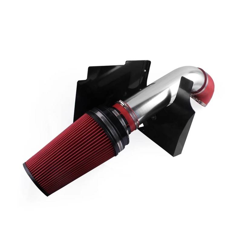 Auto Lufteinlass Aus Für GMC Für Sierra Für Yukon Für Denali XL 1500 2500 3500 1999-2006 4 "Cold Air Intake System Mit Hitzeschild 4 Zoll Air Fitler Kit Kaltluft Ansaugrohr(A Red) von PaCsci