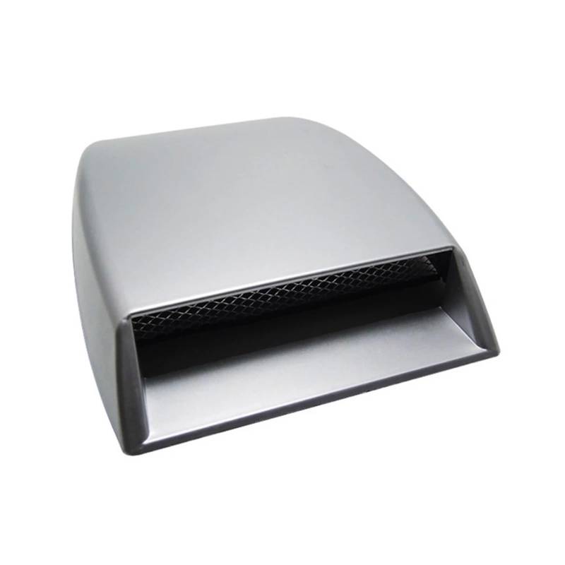 Auto Lufteinlass Aus Universal Dekorative Borte Auto Styling Auto Dach Air Flow Intake Hood Scoop Vent Bonnet Abdeckung Zubehör Kaltluft Ansaugrohr(Gray) von PaCsci