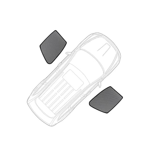 Auto-Sonnenschirm Für Mazda 6 Für Limousine 2002-2008 Für Mazda6 Magnetischer Auto-Sonnenschutzschild Frontscheibenrahmen Vorhang Heckscheibensonnenschutz Frontscheibenabdeckung(2PCS Front Windows) von PaCsci