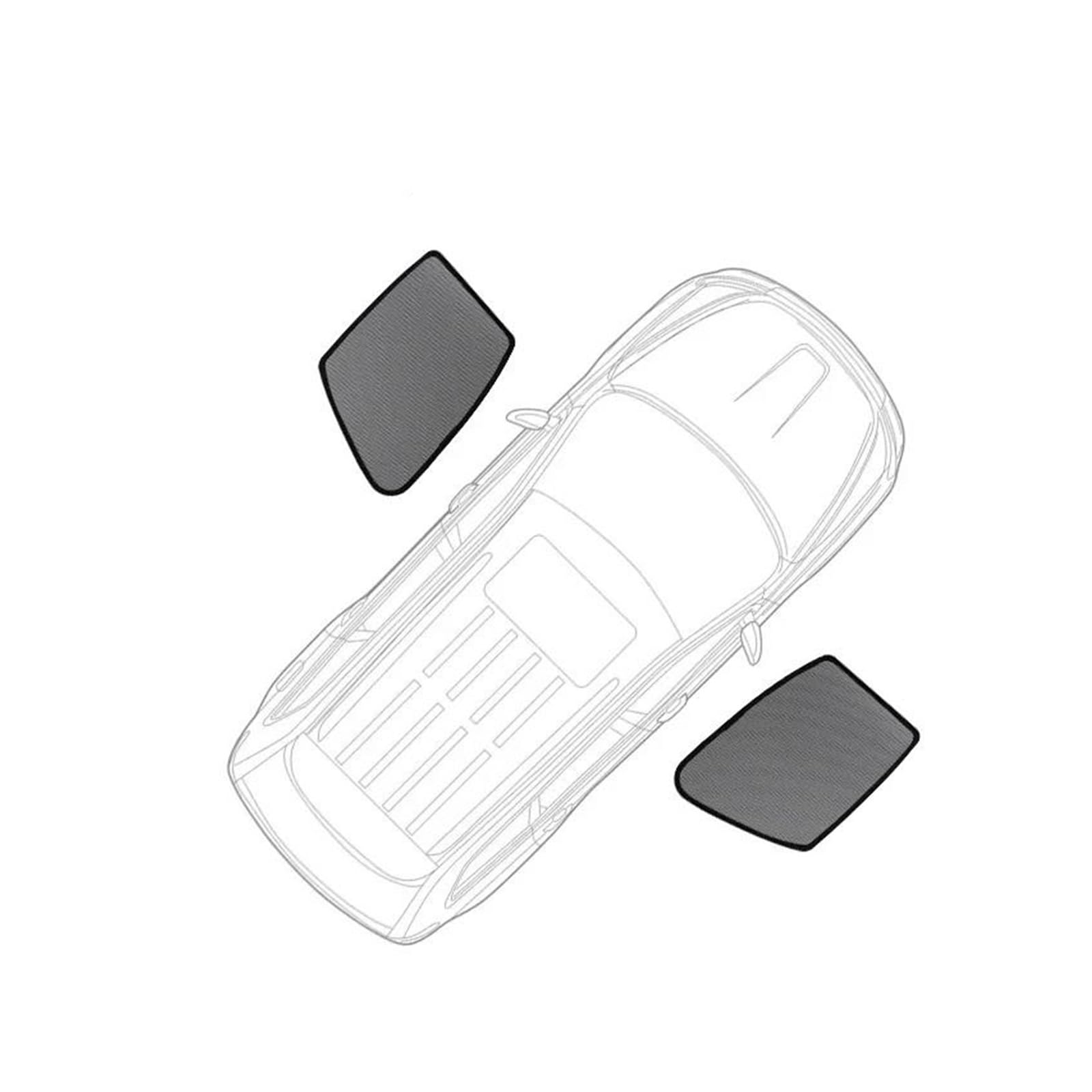 Auto-Sonnenschirm Für Toyota Für Prius Für XW30 2009-2015 Magnetischer Auto-Sonnenschutz Visier Frontscheibenvorhang Rückseite Babyfenster Sonnenschutzschild Frontscheibenabdeckung(2PCS Front Windows) von PaCsci