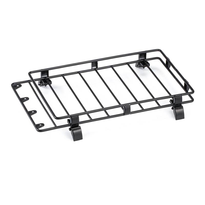 Dach Rack Gepäck Für 1/10 LC80 Für Pajero Für Cherokee Für Wrangler Für Körper Für SCX10 Für TRX4 Redcat GEN8 RGT 86100 RC Crawler Teile Heavy Duty Stahlrohr Dachträger Racks Träger Auto(for Cher) von PaCsci