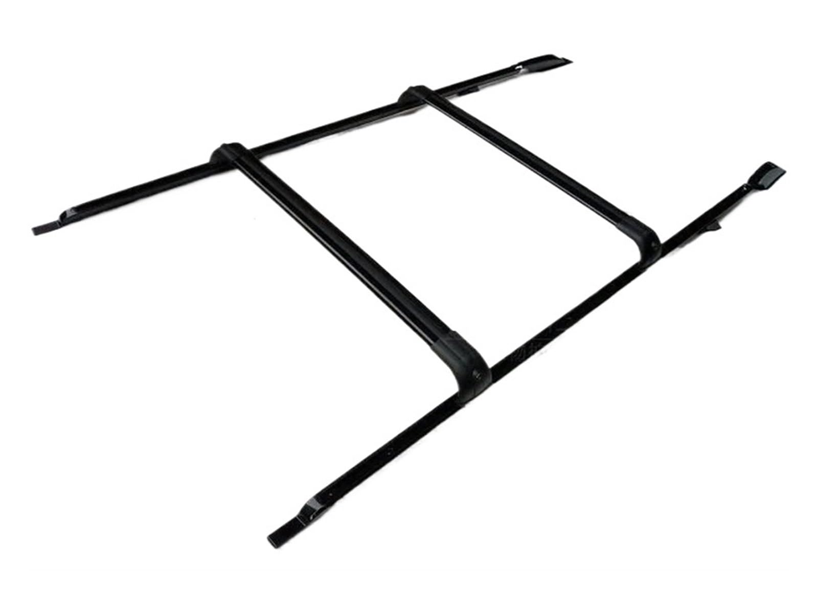 Dach Rack Gepäck Für Land Für Rover Für Discovery 3 4 LR3 LR4 2004-2016 Dachträger Querträger Gepäckträger Schienen Gepäckträger Bars Top Racks Schienenkästen Racks Träger Auto(Black 4 Root) von PaCsci