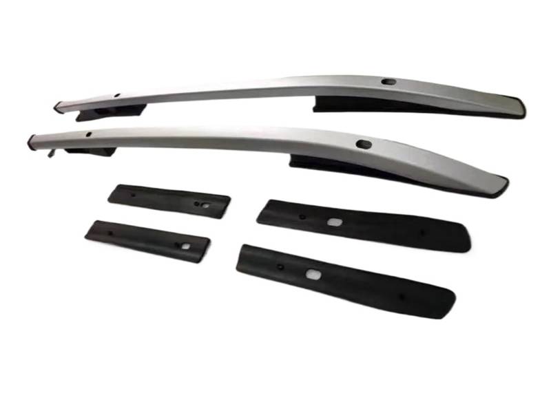 Dach Rack Gepäck Für Mitsubishi L200 Für Triton 2007-2022 OEM Stil Dach Rack Schienen Bar Gepäck Träger Bars Top Quer Bar Rack Schiene Boxen Aluminium Racks Träger Auto(Sliver) von PaCsci