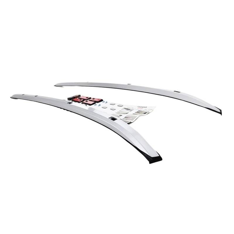 Dach Rack Gepäck Für Nissan Für X-Trail Für Rogue T33 2021 2022 2023 2024 2025 OEM Stil Dach Gepäck Bar Dach Rack Schiene Aluminium Legierung Racks Träger Auto(Silver Color) von PaCsci