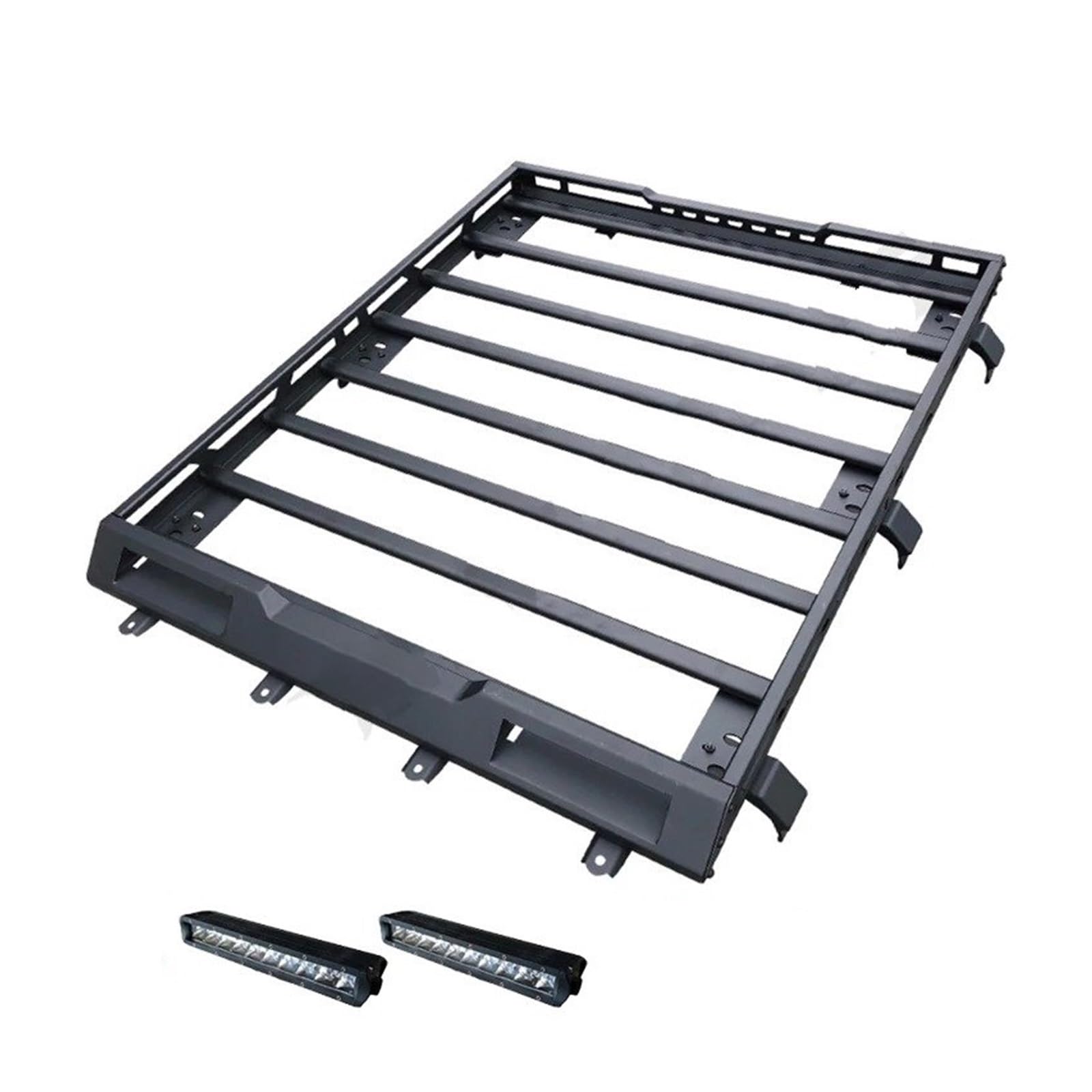 Dach Rack Gepäck Für Suzuki Für Jimny JB64 JB74 2019 2020 2021 2022 2023 2024 Für Jimny Dach Rack Reise Rahmen Montieren Auto Dach Fracht Träger Halterung Racks Träger Auto(Only with LED and Wire) von PaCsci