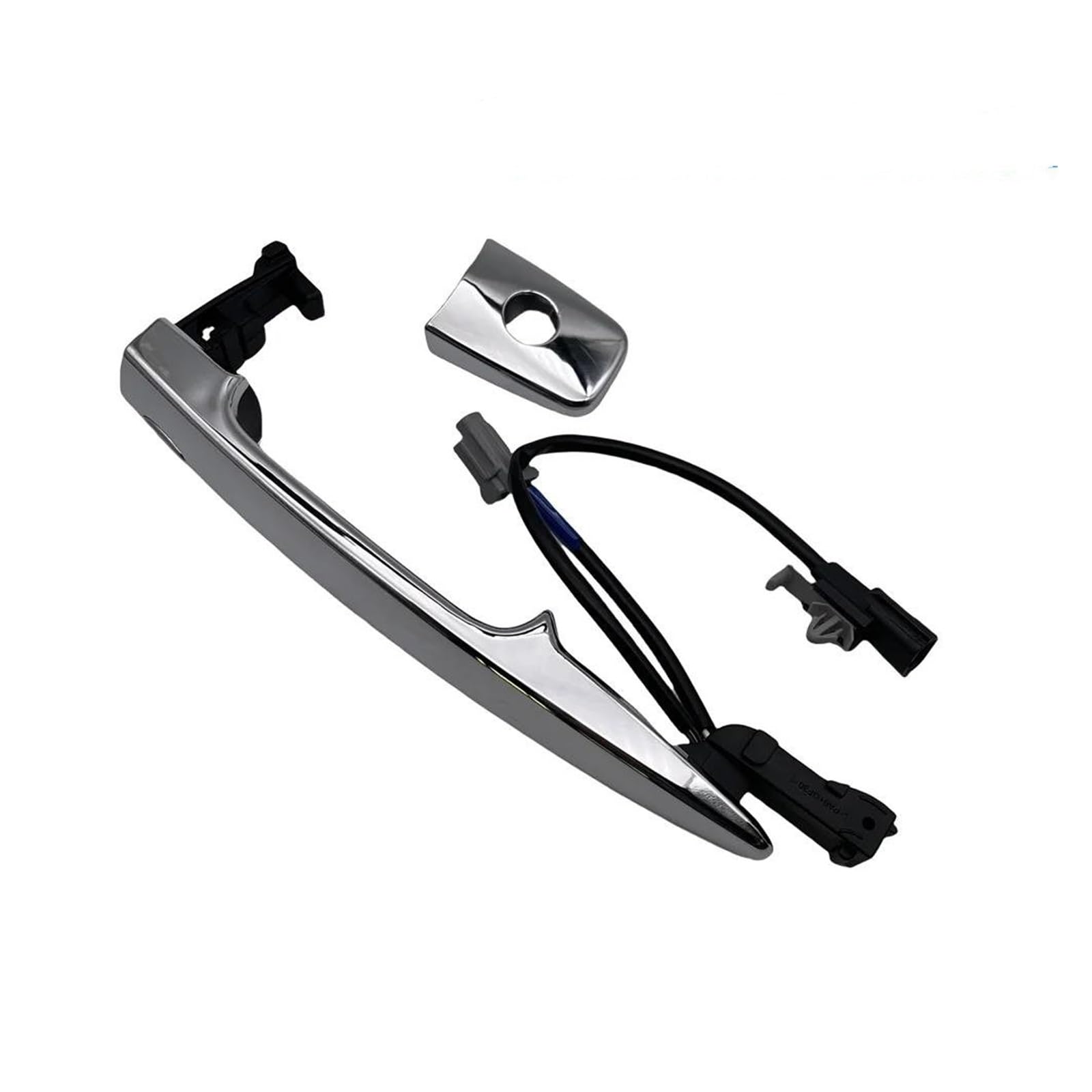 Exterieur Auto Türgriff Für Nissan Für Leaf Für Maxima Für Murano Für Sentra 806469N00A, 806451AA0A Auto Vorne Chrom Außentür Griffe Silber ABS Außentürgriff Vorne Links(Left) von PaCsci