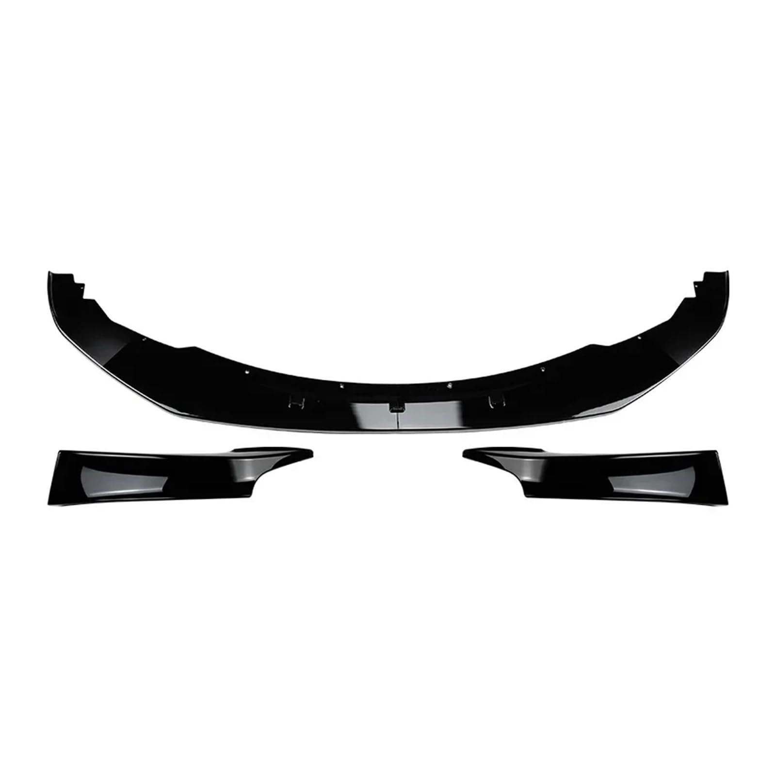 Front Spoiler Lippe Für 1 Serie Für F20 F21 Für M-Sport 2012-2014 Auto Front Lip Spoiler Canard Abdeckung Trim Auto Frontlippe Spoiler(1 Set Gloss Black) von PaCsci