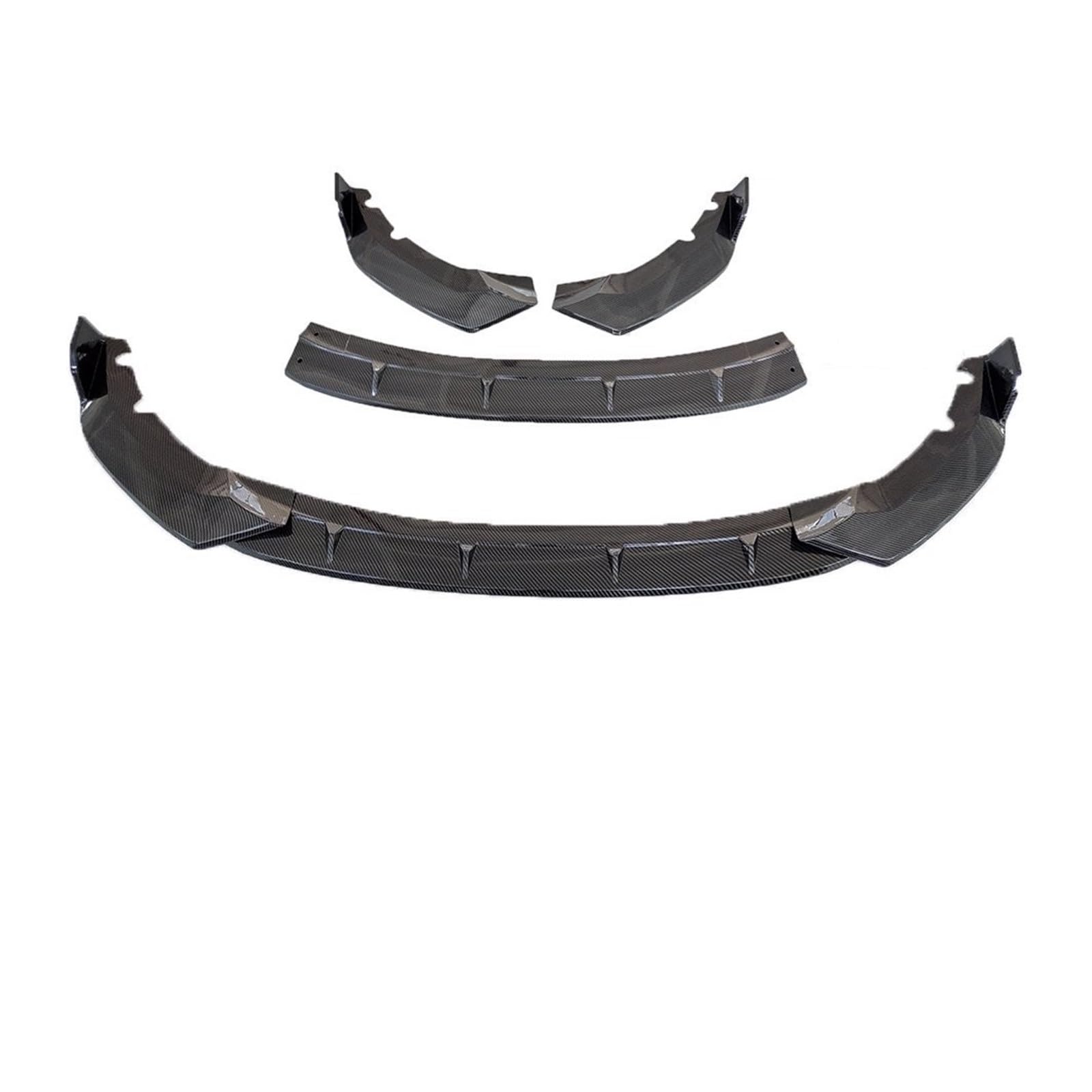 Front Spoiler Lippe Für 1 Serie Für F20 Für M-Sport 2019 Front Lip Spoiler Front Stoßstange Unteren Schutz Front Lip Surround Auto Frontlippe Spoiler(Carbon fiber color) von PaCsci