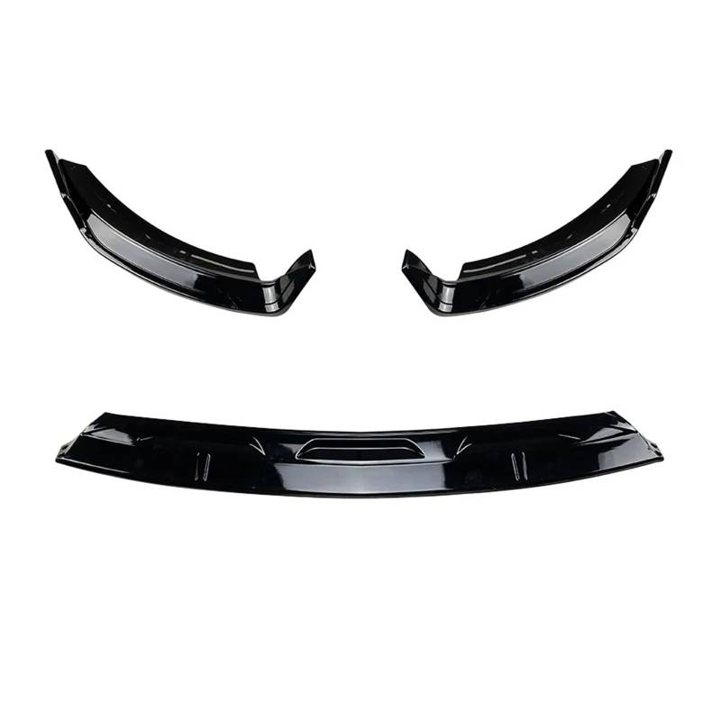 Front Spoiler Lippe Für Benz Für GLE Klasse Für W167 Für C167 Für GLE350 Für GLE450 Für GLE53 Für AMG 2019-2023 Auto Front Stoßstange Splitter Lip Spoiler Auto Frontlippe Spoiler(Glossy Black) von PaCsci