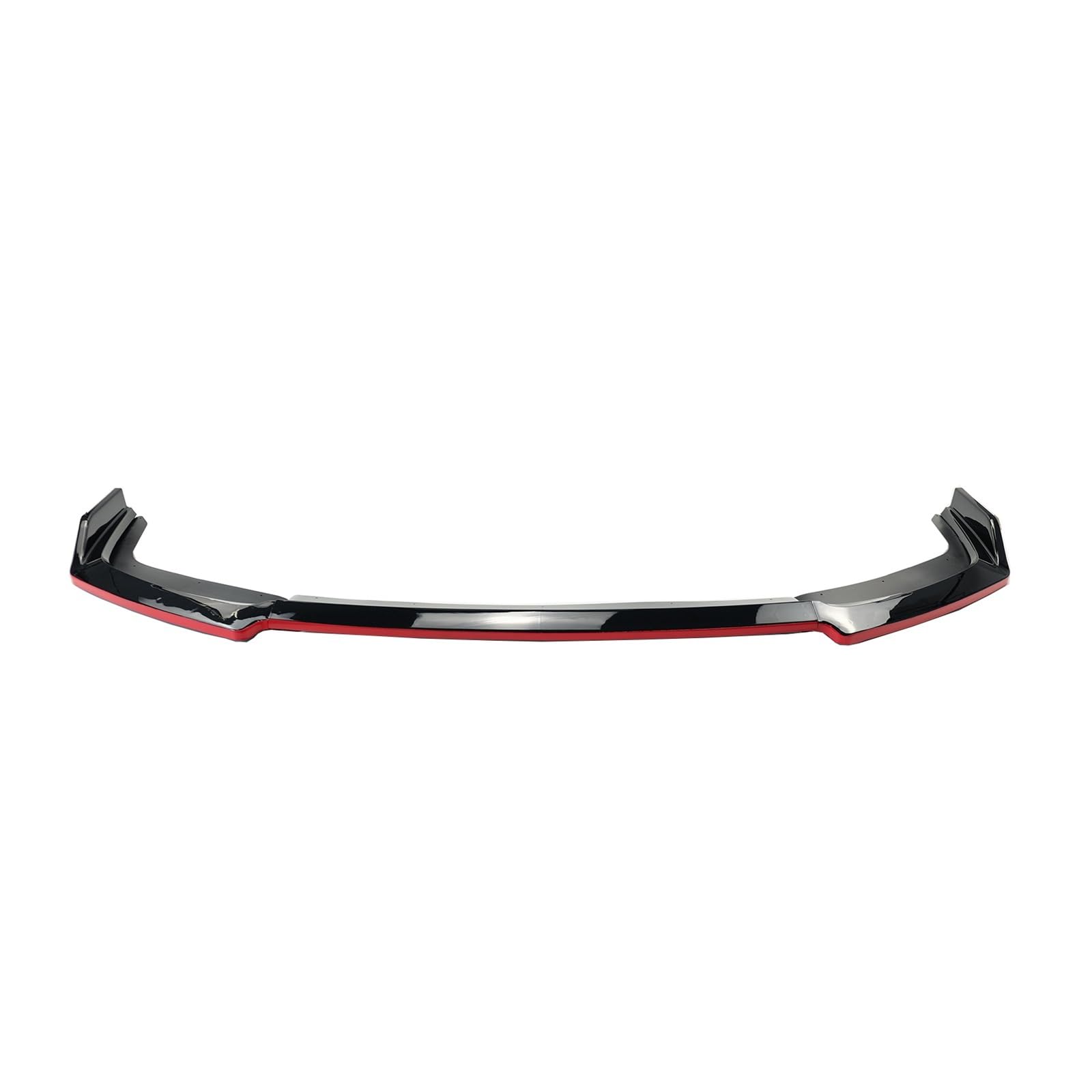 Front Spoiler Lippe Für Civic Für 10th Für FK7 Für Fließheck Für SI 2016-2021 Auto Vorderen Stoßfänger Lip Spoiler 2 & 4 Tür Splitter Auto Frontlippe Spoiler(Black Red) von PaCsci