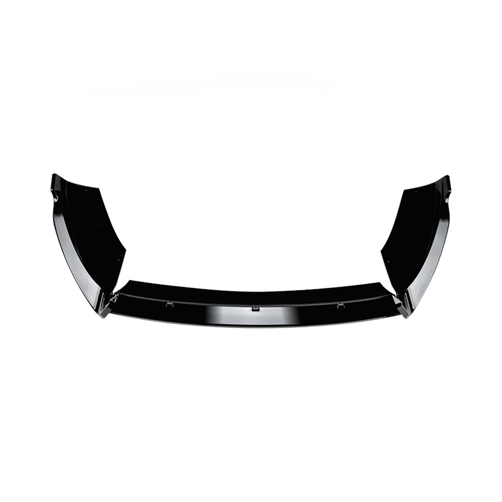 Front Spoiler Lippe Für Ford Für Karneval Für Fiesta Für MK6 Für ST 2008-2017 Auto Frontschürze Spoiler Lip Unteren Splitter Auto Frontlippe Spoiler(Gloss Black) von PaCsci