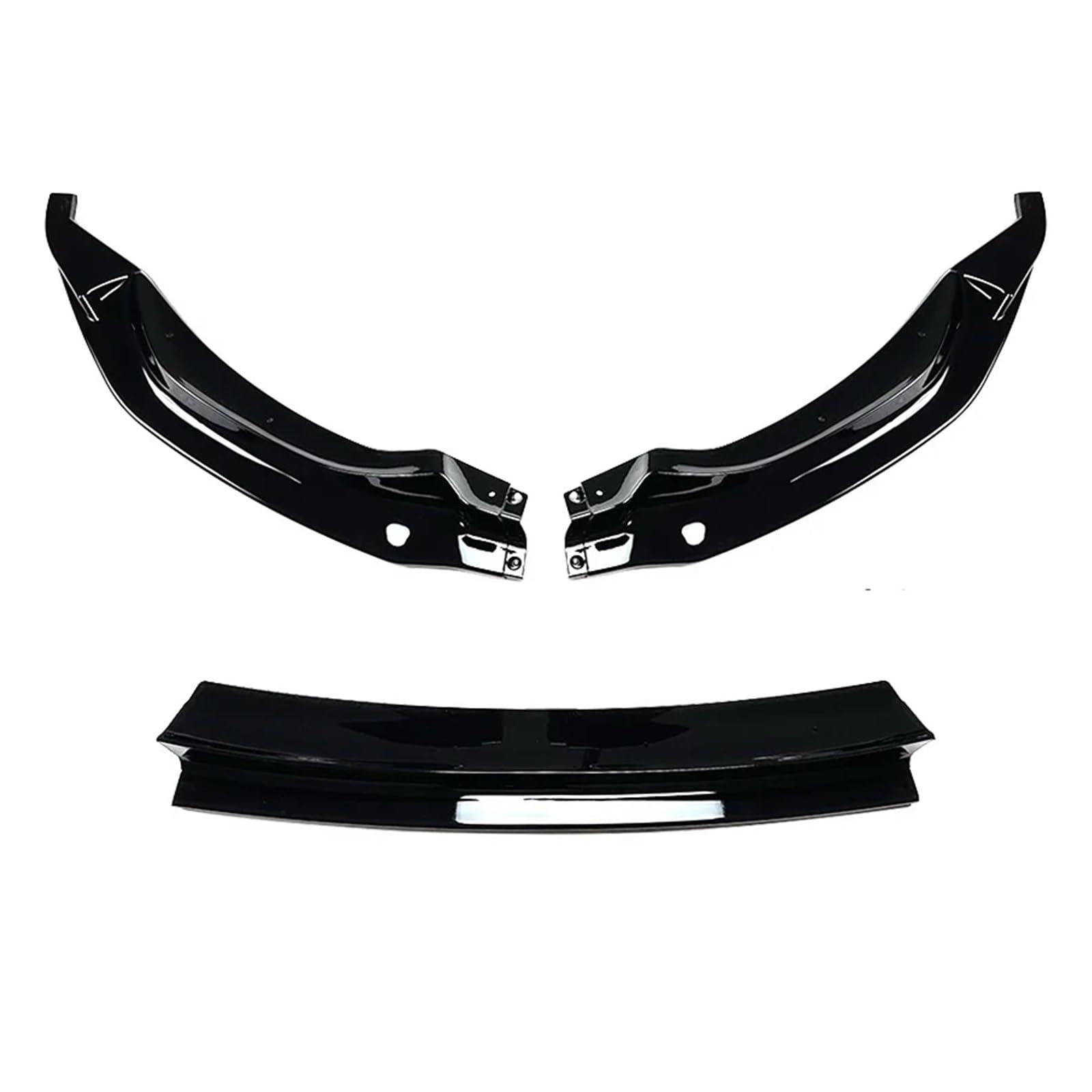 Front Spoiler Lippe Für M3 Für F80 Für M4 Für F82 Für F83 2015-2020 Auto Vorderen Stoßfänger Lip Spoiler Splitter 3PCS Diffusor Splitter Auto Frontlippe Spoiler(Gloss Black) von PaCsci