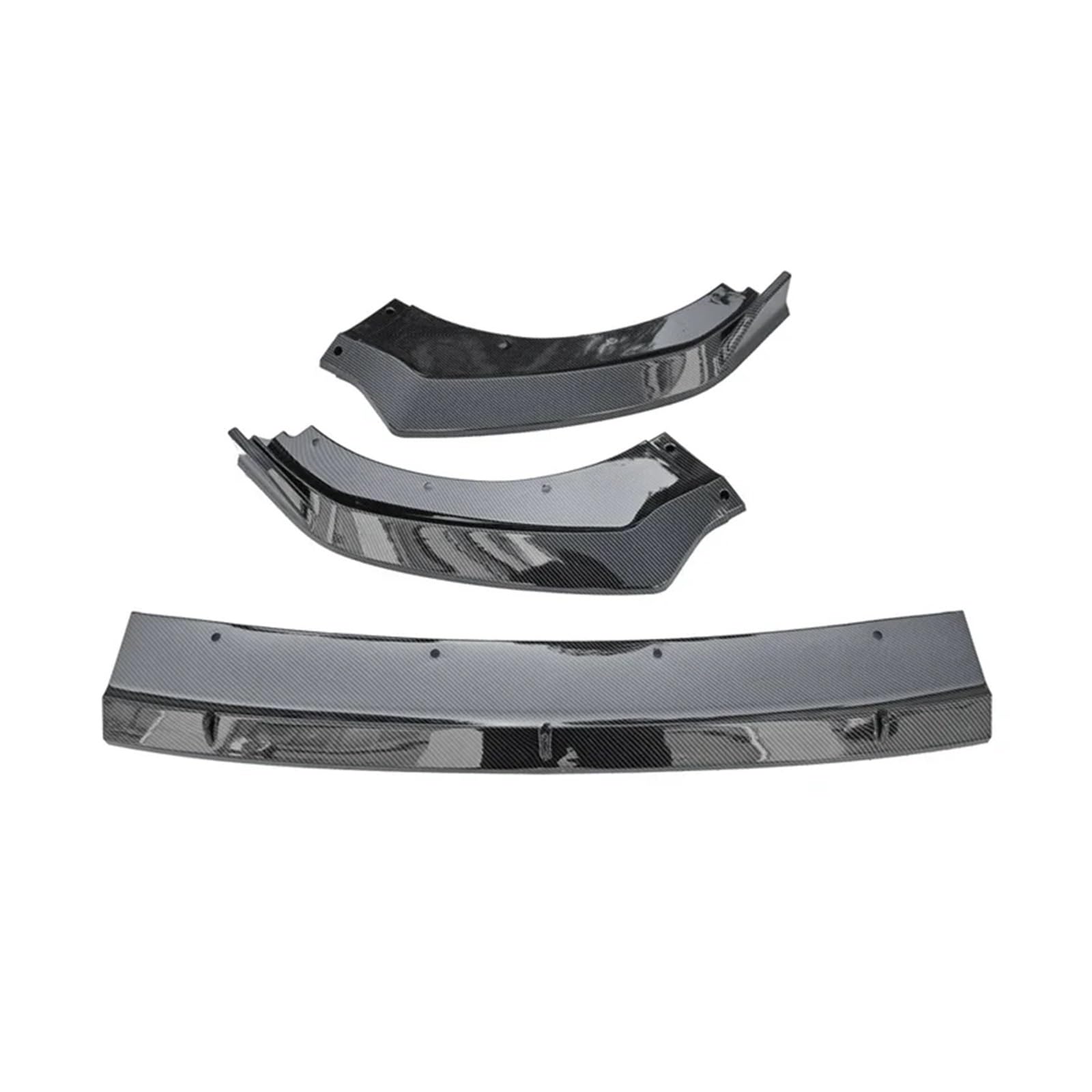 Front Spoiler Lippe Für NIO Für Et5 2023 Auto Vorderen Stoßfänger Lip Spoiler Schutz Schutz Abdeckung Body Kits Auto Frontlippe Spoiler(Carbon Paint) von PaCsci