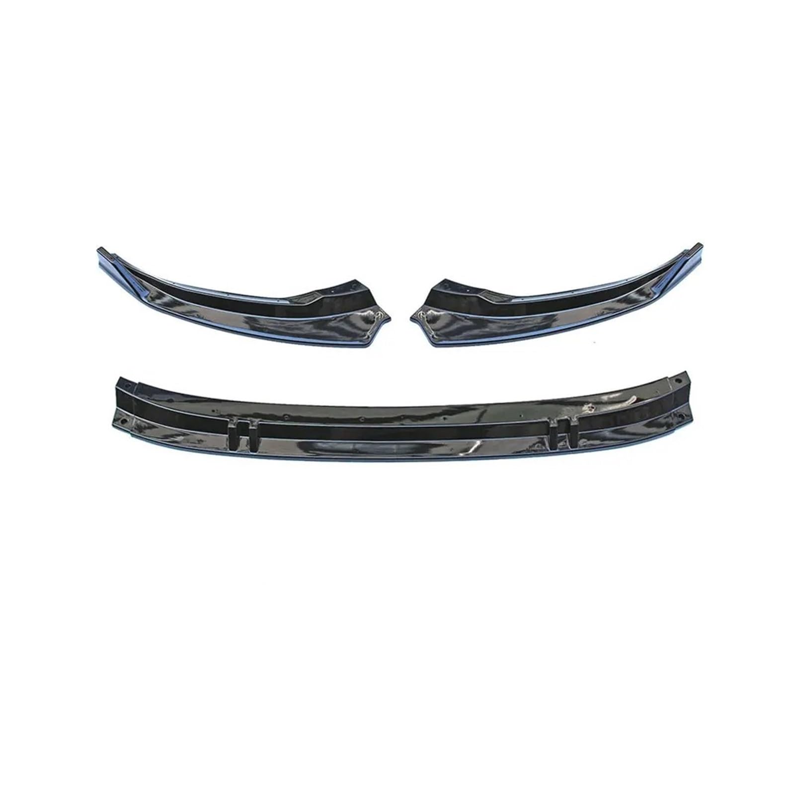 Front Spoiler Lippe Für S3 Für A3 Für S-Linie Für 8Y 2021-2024 Auto Vorderen Stoßfänger Lippe Front Diffusor ABS Körper Kit Auto Frontlippe Spoiler(Gloss Black) von PaCsci