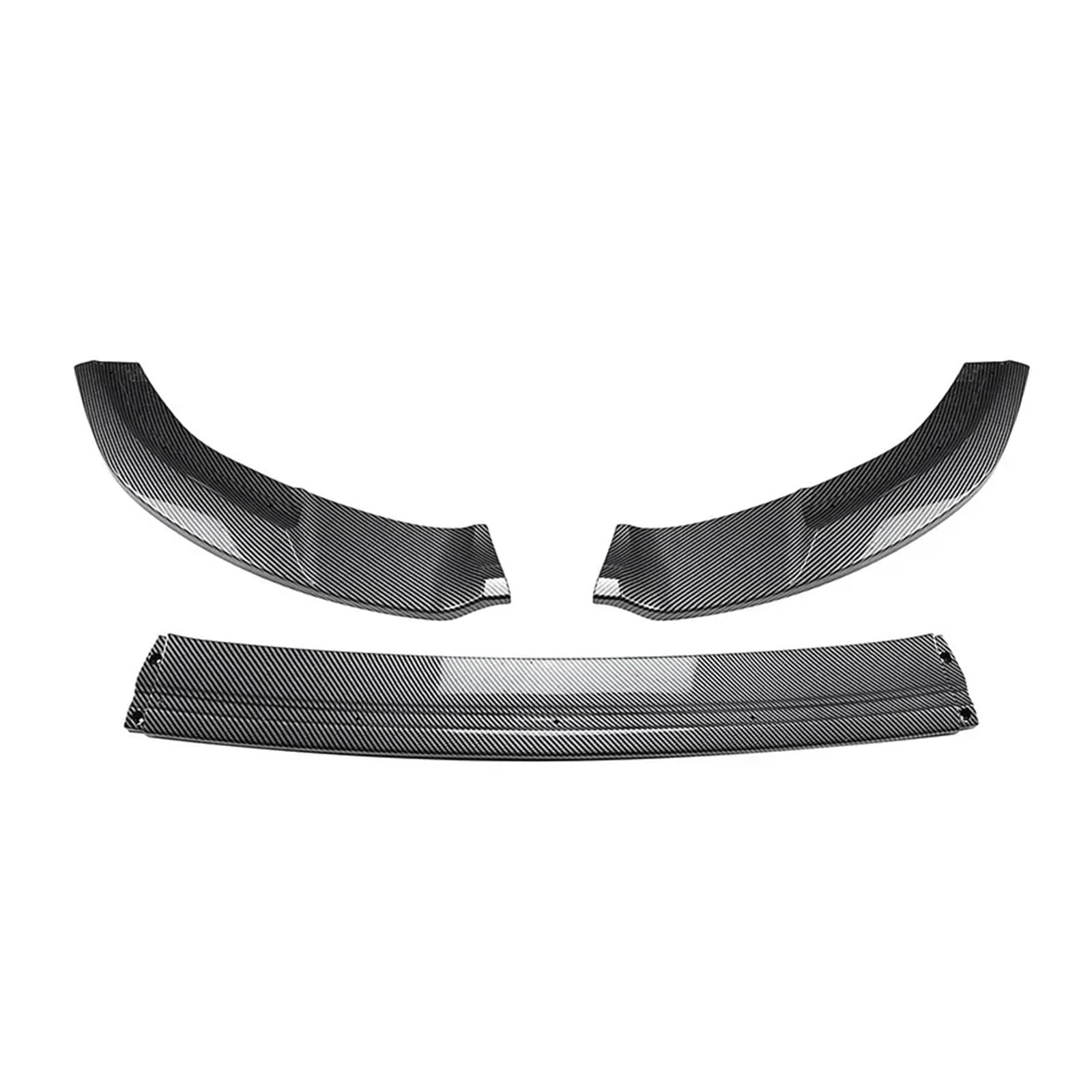 Front Spoiler Lippe Für VW Für Golf 7 Für MK7 Für GTI R-Rline 2013-2016 Frontschürze Lip Splitter Diffusor Körper Kit Spoiler Auto Frontlippe Spoiler(Carbon Fibre Pattern) von PaCsci