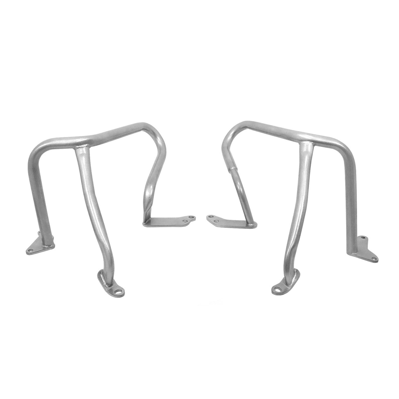 Motorrad Sturzbügel Für R1250RT 2018-2023 Motorrad Autobahn Vorne Und Hinten Motor Schutz Stoßstangen Crash Bar Käfig Schutz Motorrad Crash-Bar(Silver Front Bumper) von PaCsci