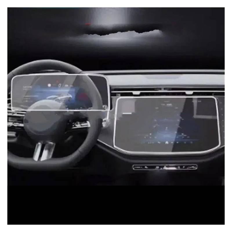 Navigation Schutzfolie Für Benz Für E KLASSE E300 2024 GPS Navigation Instrument LCD Anti Scratch Zubehör Gehärtetem Glas Screen Protector Auto Displayschutz von PaCsci