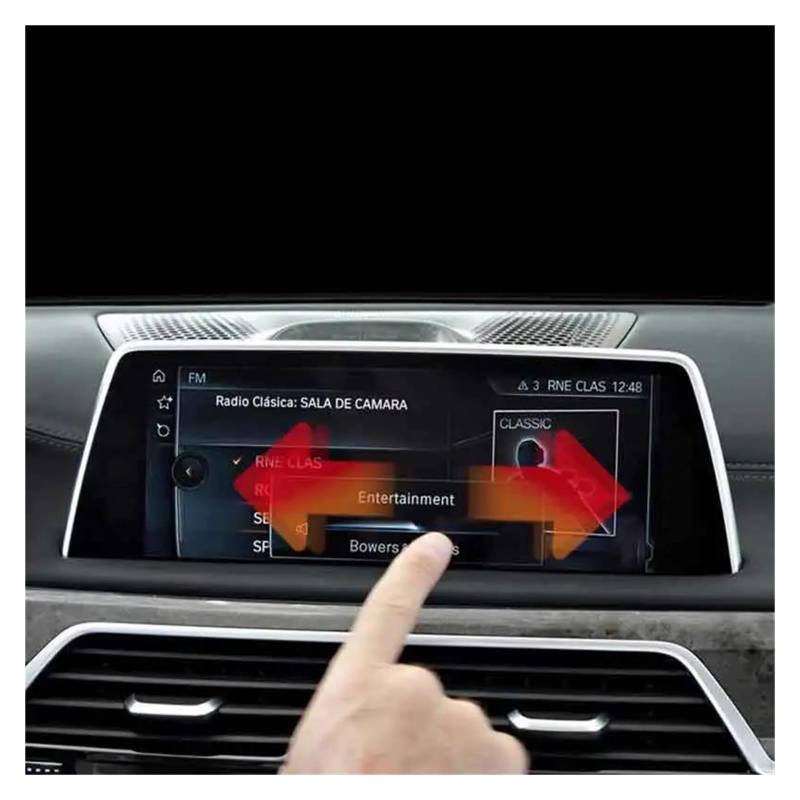 Navigation Schutzfolie Für G11 G12 Serie 7 2016-2021 GPS Navigation LCD Bildschirm Gehärtetes Glas Schutz Film Auto Innen Aufkleber Anti-Scratch Auto Displayschutz(GPS 10.2inch) von PaCsci