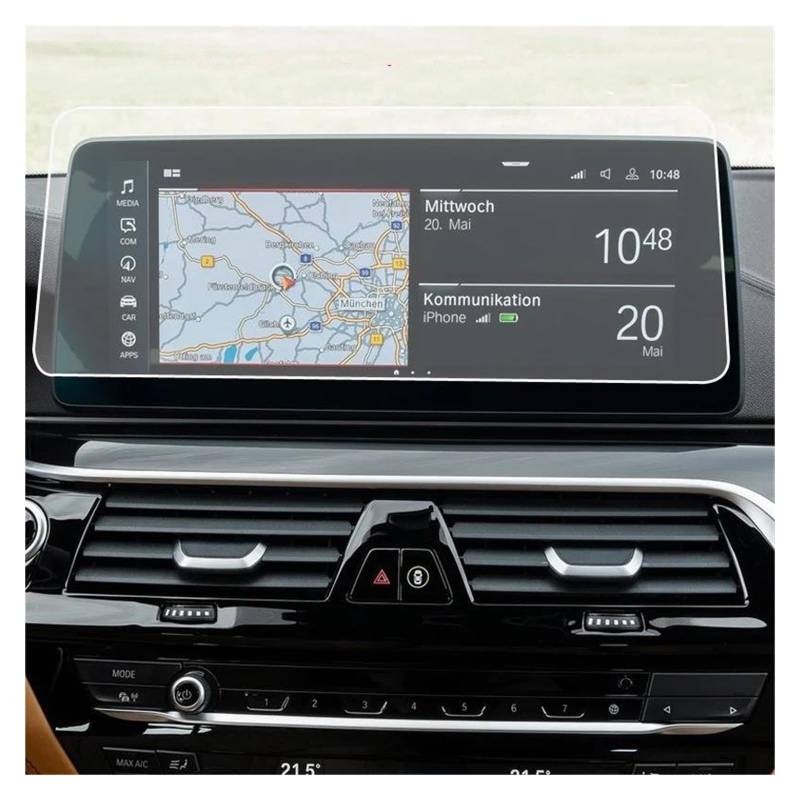 Navigation Schutzfolie Für G30 Für G31 Serie 5 2021 2022 12,5 Zoll Auto GPS Navigation Film Anti-Scratch Zubehör Gehärtetem Glas Screen Protector Auto Displayschutz von PaCsci