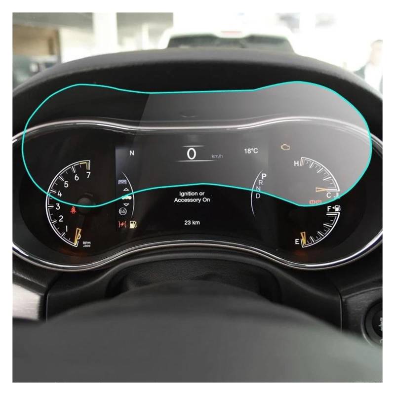 Navigation Schutzfolie Für Jeep Für Grand Für Cherokee 2014-2017 Auto Instrument Screen Dashboard Schutz Film LCD Bildschirm PET Screen Protector Film Auto Displayschutz von PaCsci