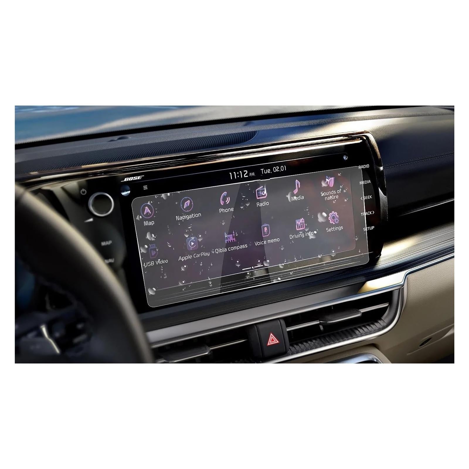 Navigation Schutzfolie Für Kia Für K5 DL3 2020 2021 10,25 Zoll Auto Navigation Touch Center Screen Protector Auto Innen Zubehör Gehärtetem Glas Film Auto Displayschutz von PaCsci