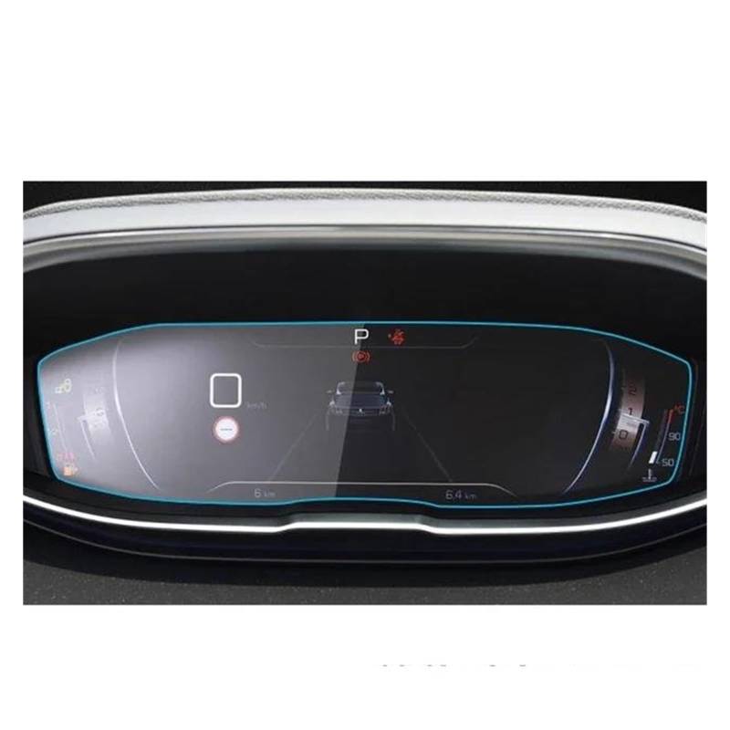 Navigation Schutzfolie Für Peugeot 3008 5008 3008GT 4008 2017 2018 2019 Schutzfolie Auto GPS Navigation Gehärtetes Glas Displayschutzfolie Auto Displayschutz(12.3inch Instrument) von PaCsci