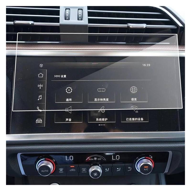 Navigation Schutzfolie Für Q3 2021 2022 Auto Navigation Radio DVD GPS LCD Dash Board Bildschirm Aufkleber Gehärtetem Glas Display-schutzfolie Auto Displayschutz von PaCsci