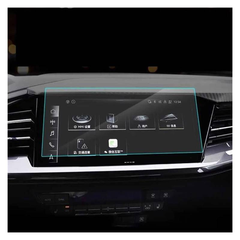 Navigation Schutzfolie Für Q4 E-tron 2023 GPS Navigation Gehärtetes Glas Screen Protector Abdeckung Schutz Film Gehärtetes Glas Auto Zubehör Auto Displayschutz(B) von PaCsci