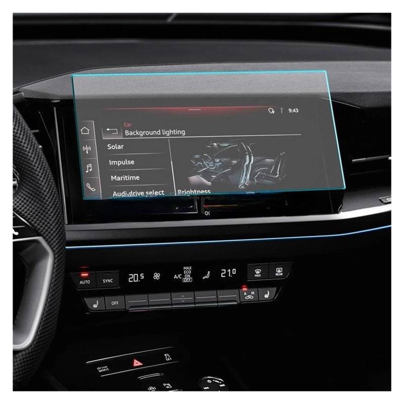 Navigation Schutzfolie Für Q4 E-tron Für Q5 E-tron 2022 11,6 Zoll Auto Infotainment GPS Navigation Touch Center Display Gehärtetem Glas Film Schutz Auto Displayschutz von PaCsci