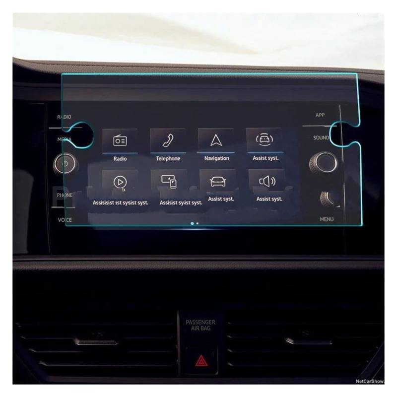 Navigation Schutzfolie Für VW Für Jetta SEL 2019 2020 2021 Dashboard Auto Navigtion Gehärtetem Glas LCD Screen Schutz Film Aufkleber Schutz Auto Displayschutz(for GPS) von PaCsci