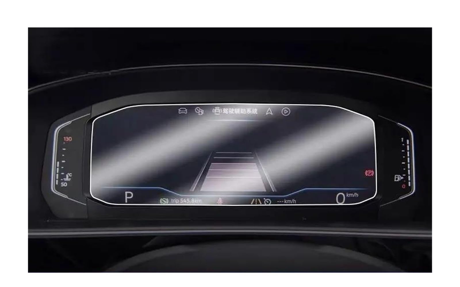 Navigation Schutzfolie Für VW Für T-ROC Für T ROC 2018 2019 2020 Gehärtetes Glas Auto Navigation Screen Protector LCD Display Film Dashoard Panel Abdeckung Auto Displayschutz(Dashboard Film) von PaCsci