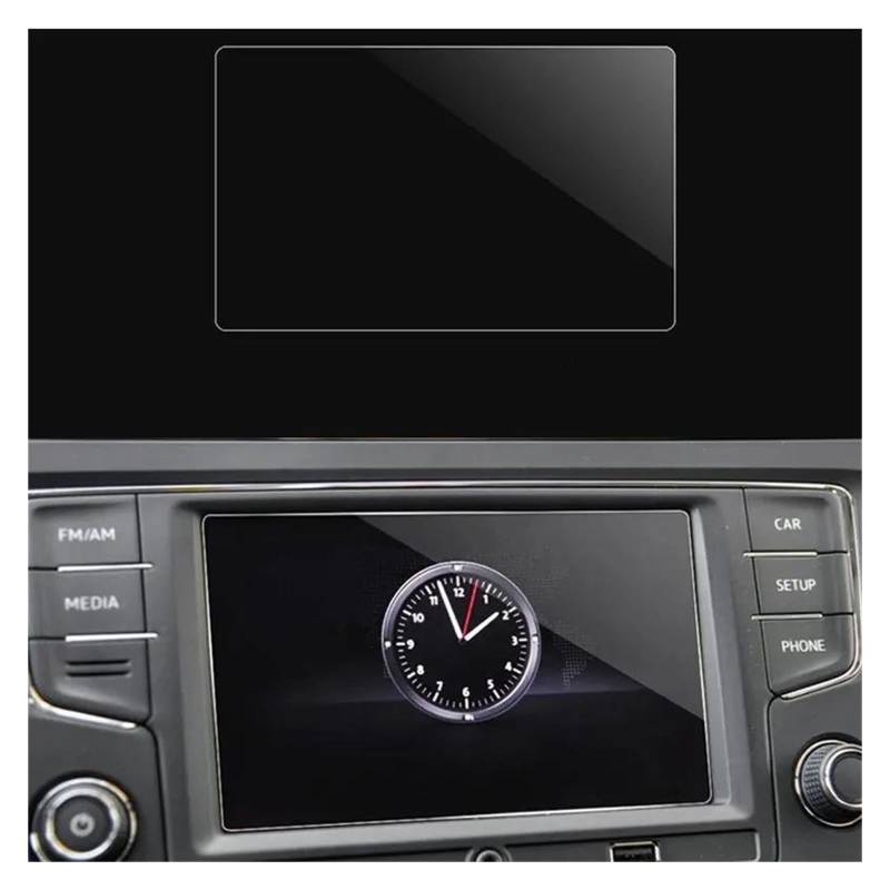 Navigation Schutzfolie Für VW Für Tiguan Mk2 2016 2017 2018 Zubehör Auto GPS Navigation Gehärtetem Glas Screen Protector Stahl Portective Film Auto Displayschutz(6.5 inch) von PaCsci