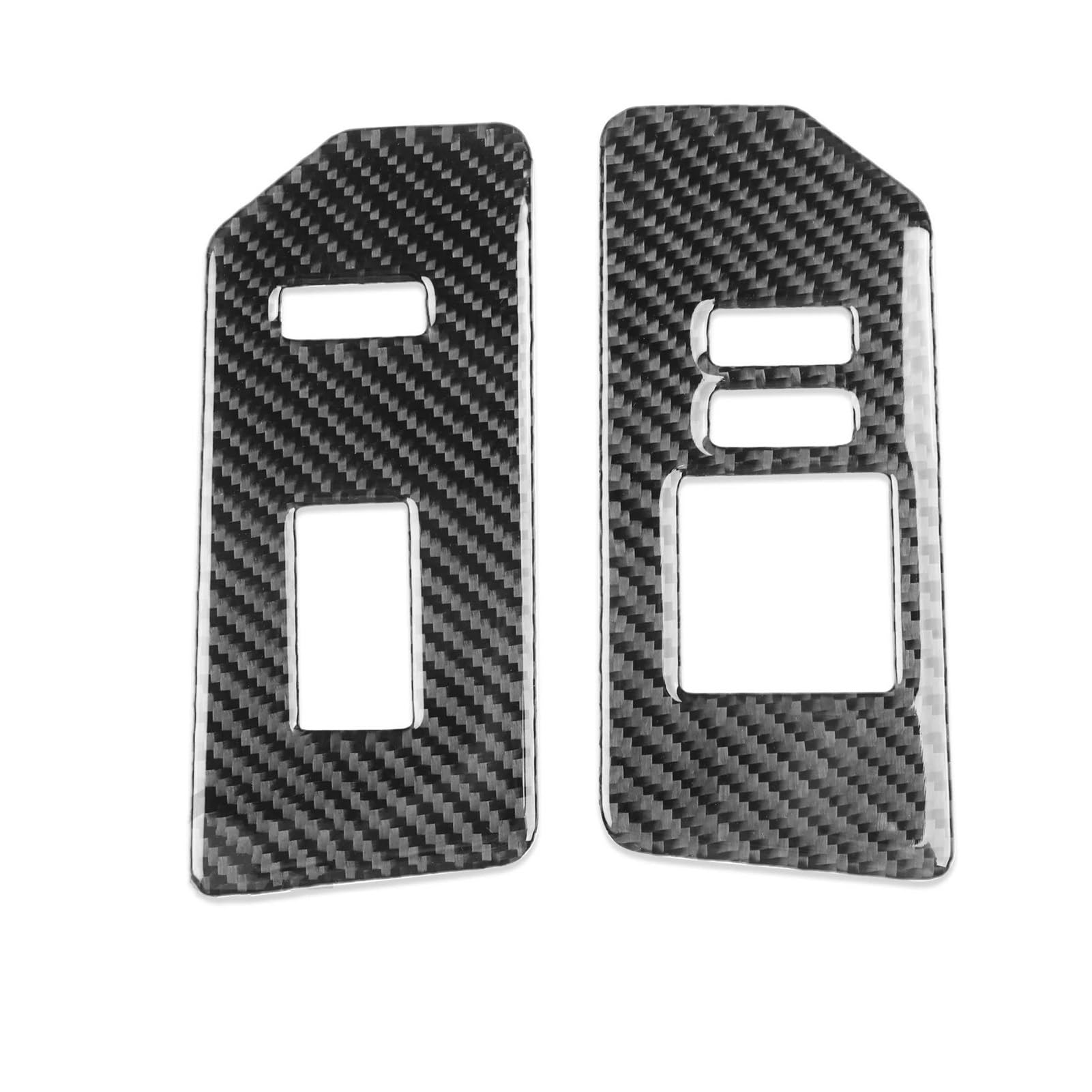 Schalttafelabdeckung Trims Für Fj Für Cruiser 2007-2021 Vordertür Hebeplatte Dekoration Trim Aufkleber Abdeckung Auto Zubehör Carbon Faser Panel Schutz Rahmen Trim Aufkleber(Right-Hand Drive B) von PaCsci