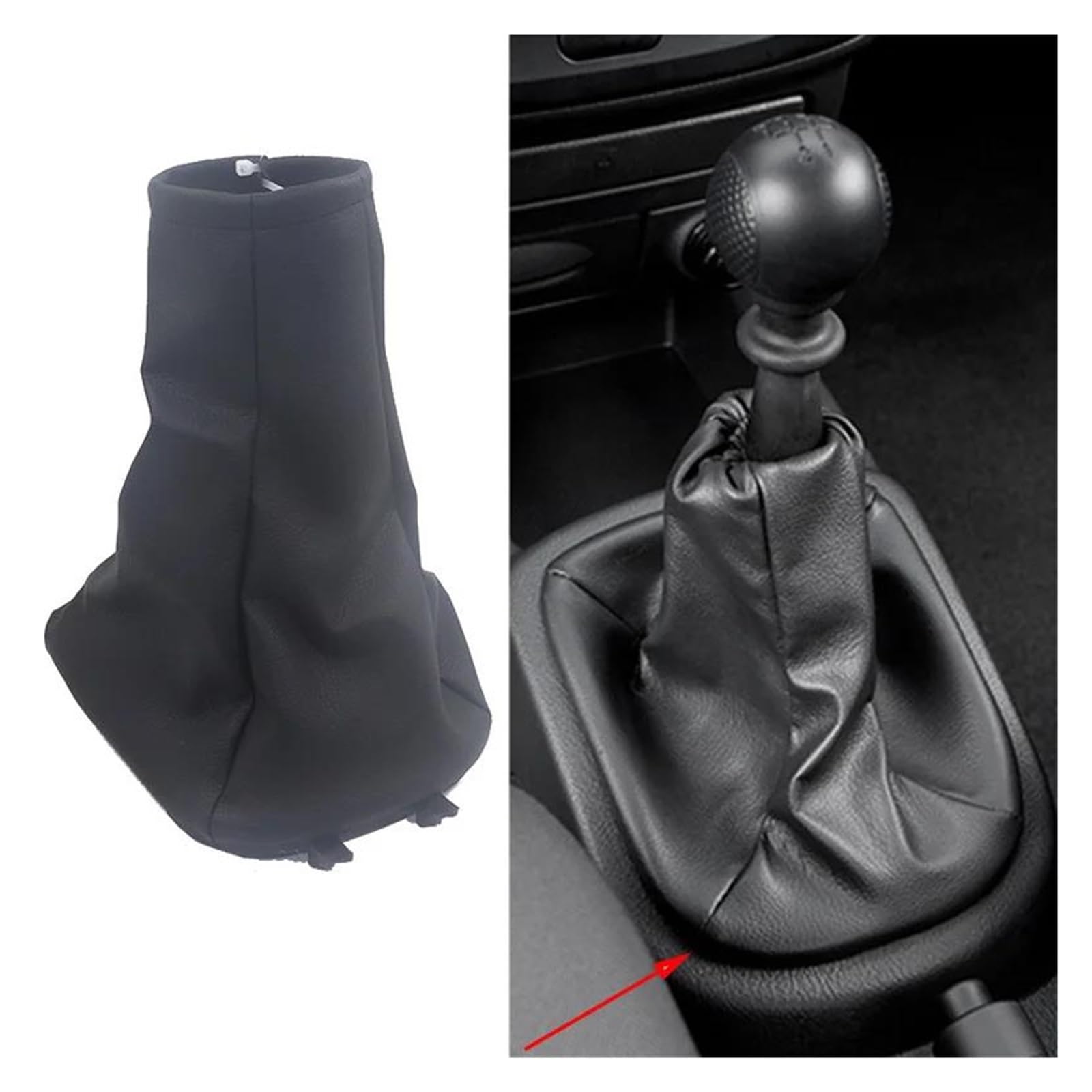 Stick Schaltknauf Für Holden Für Barina 2002-2011 Getriebe Gaitor Shifter Boot Manuelle Übertragung Selector Getriebe Stick Schaltknauf Abdeckung Auto Schalthebel(Round) von PaCsci