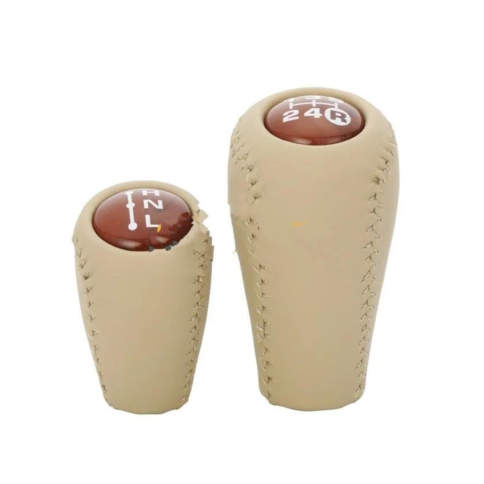 Stick Schaltknauf Für Toyota Für Prado LC120 Für Land Für Cruiser Prado 2003-2009 5 Gang Schaltgetriebe Transfer Auto Getriebe Shift Ändern Hebel Knopf Auto Schalthebel(Beige Grain) von PaCsci