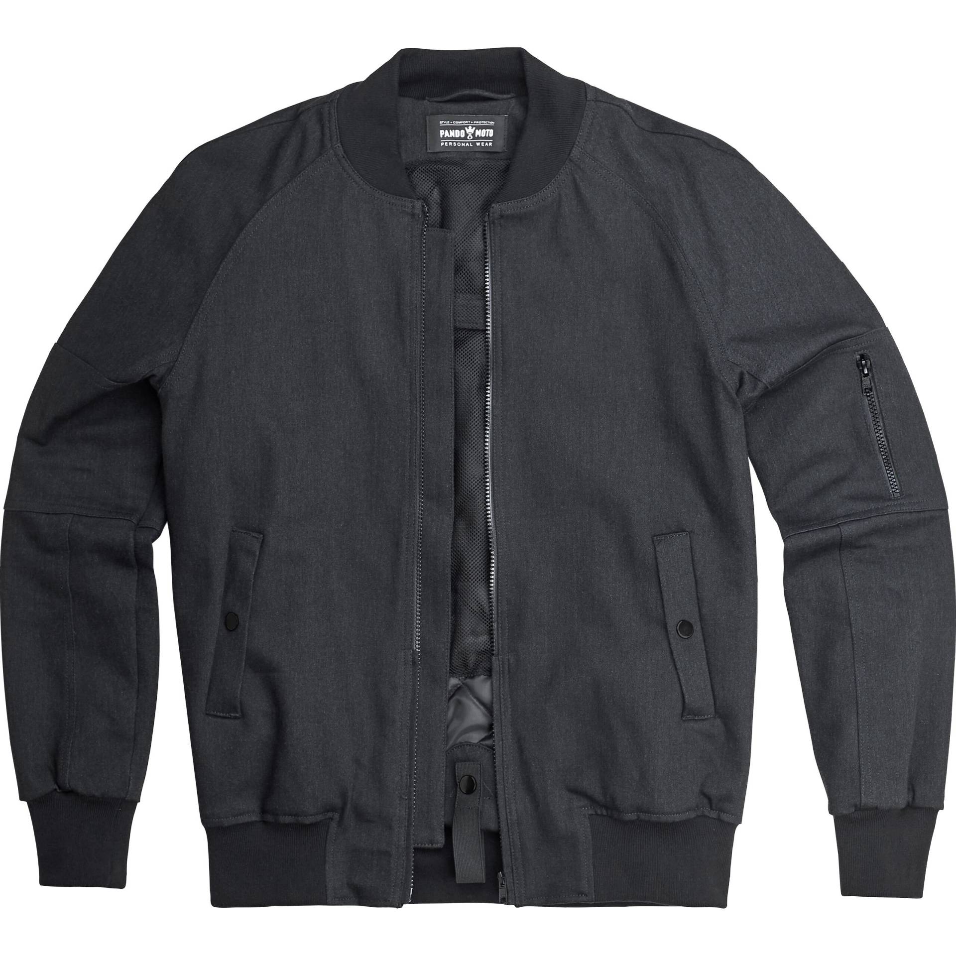 Pando Moto Bomber Cor 02 Textiljacke schwarz M Herren von Pando Moto