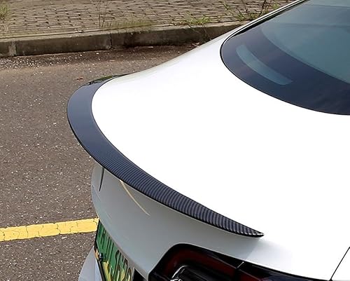 Auto Spoiler Hinterer Spolierflügel Heckspoiler Flügel Lippe Schwanzflügel für Tesla Model 3/3 Highland/Y (Model 3 Highland/Kohlefaser (2023-25 Version)) von Panlouting