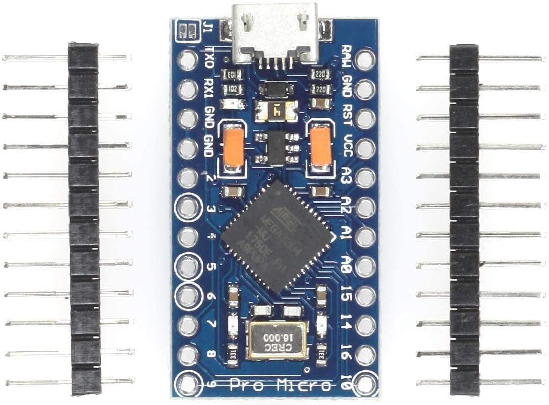 Pro Micro 3V Modul mit ATmega32U4, Arduino Leonardo Board ähnlich, 3.3V, 8MHz von Paradisetronic.com