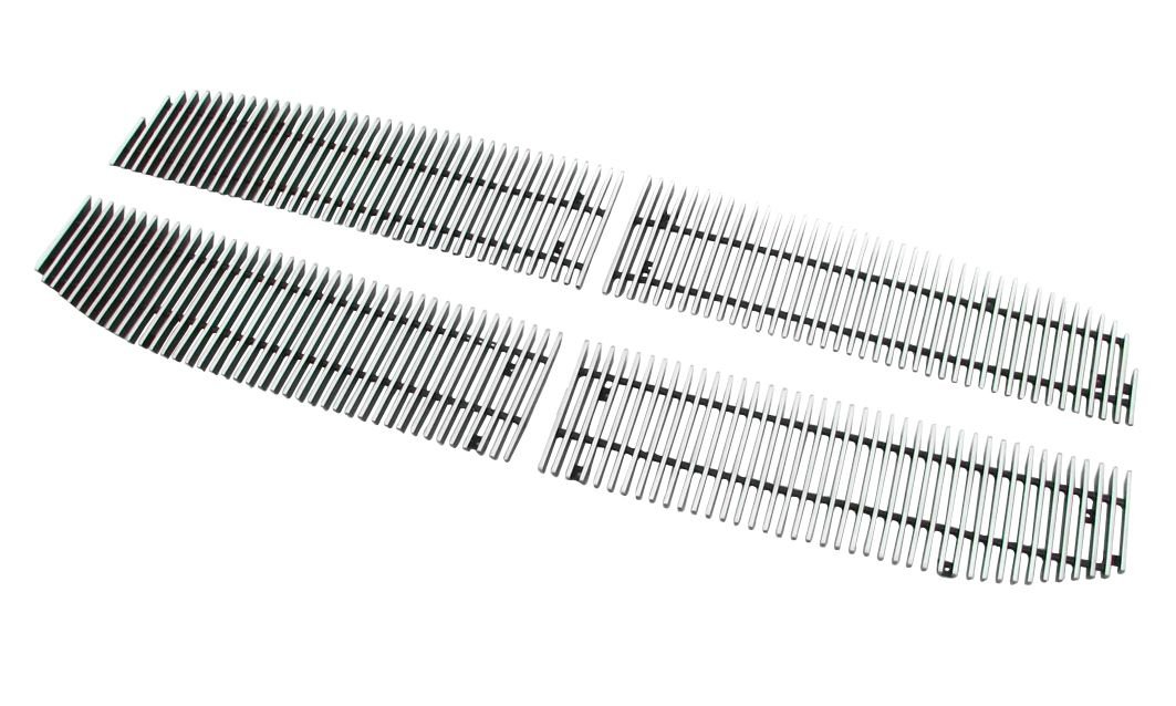 Paramount Restyling 32-0130 Overlay Billet Kühlergrill mit 4 mm vertikalen Stangen, 4 Stück von Paramount Automotive