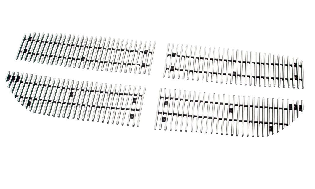 Paramount Restyling 32-0181 Overlay Billet Gitter mit 4 mm horizontalen Stangen, 4 Stück von Paramount Automotive