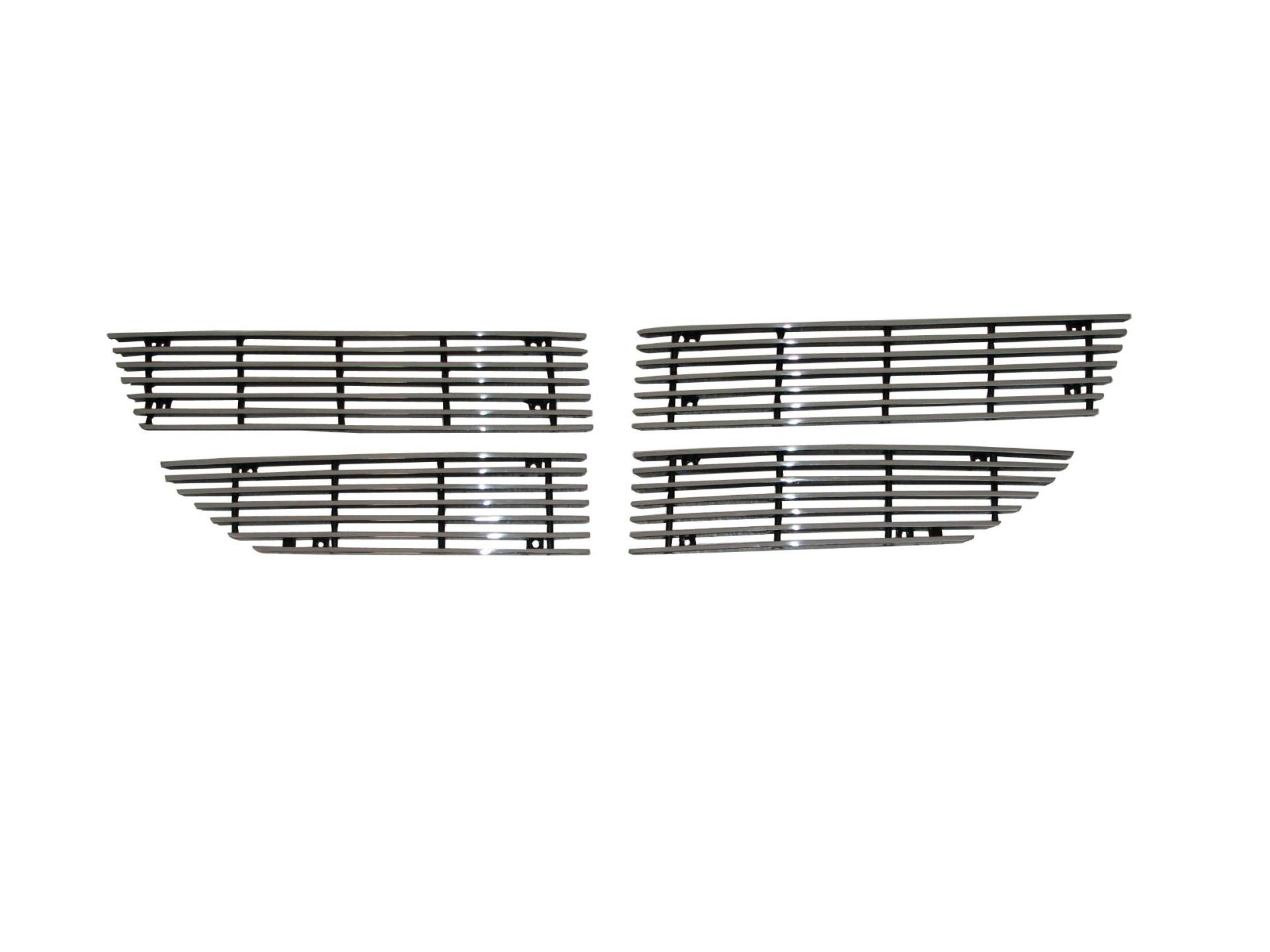 Paramount Restyling 32-0193 Overlay Billet Kühlergrill mit 4 mm horizontalen Stangen, 4 Stück von Paramount Automotive