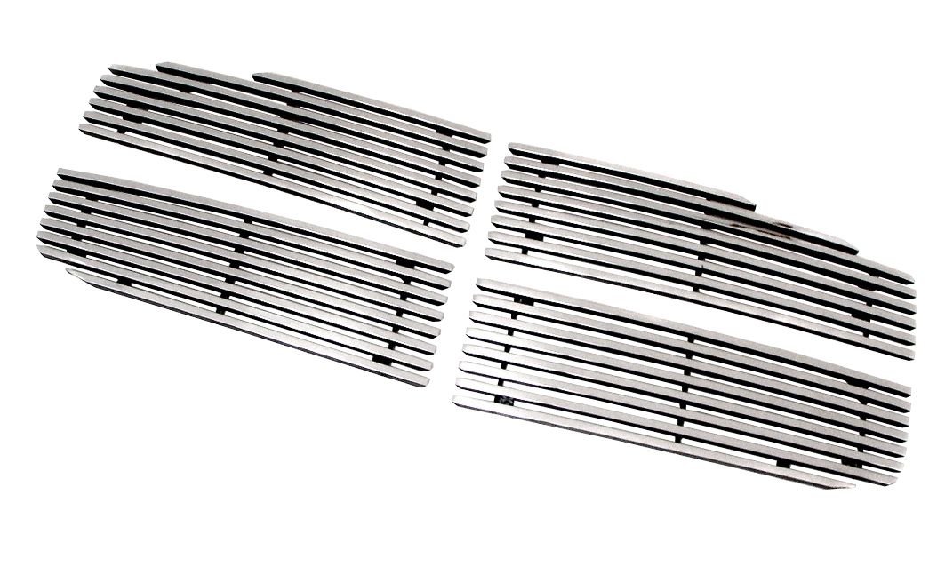 Paramount Restyling 32-1123 Overlay Billet Kühlergrill mit 8mm horizontalen Stangen, 4-teilig von Paramount Automotive