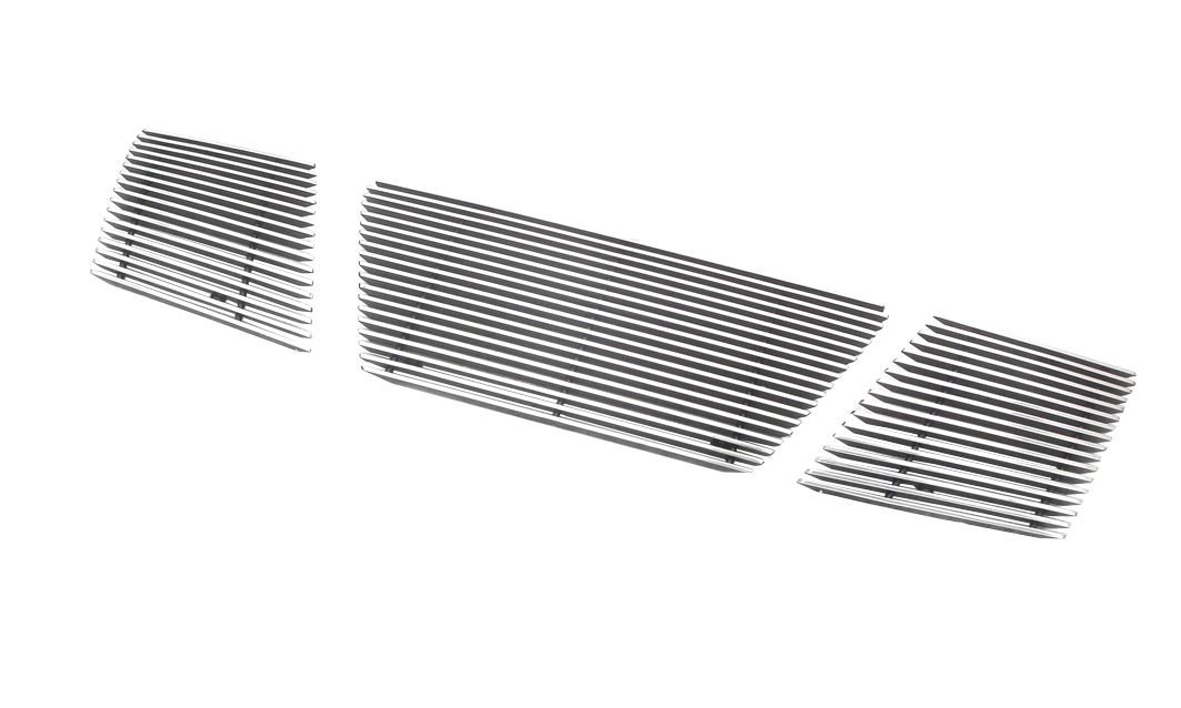 Paramount Restyling 34-0107 Overlay Billet Kühlergrill mit 4mm horizontalen Stangen, 3-teilig von Paramount Automotive