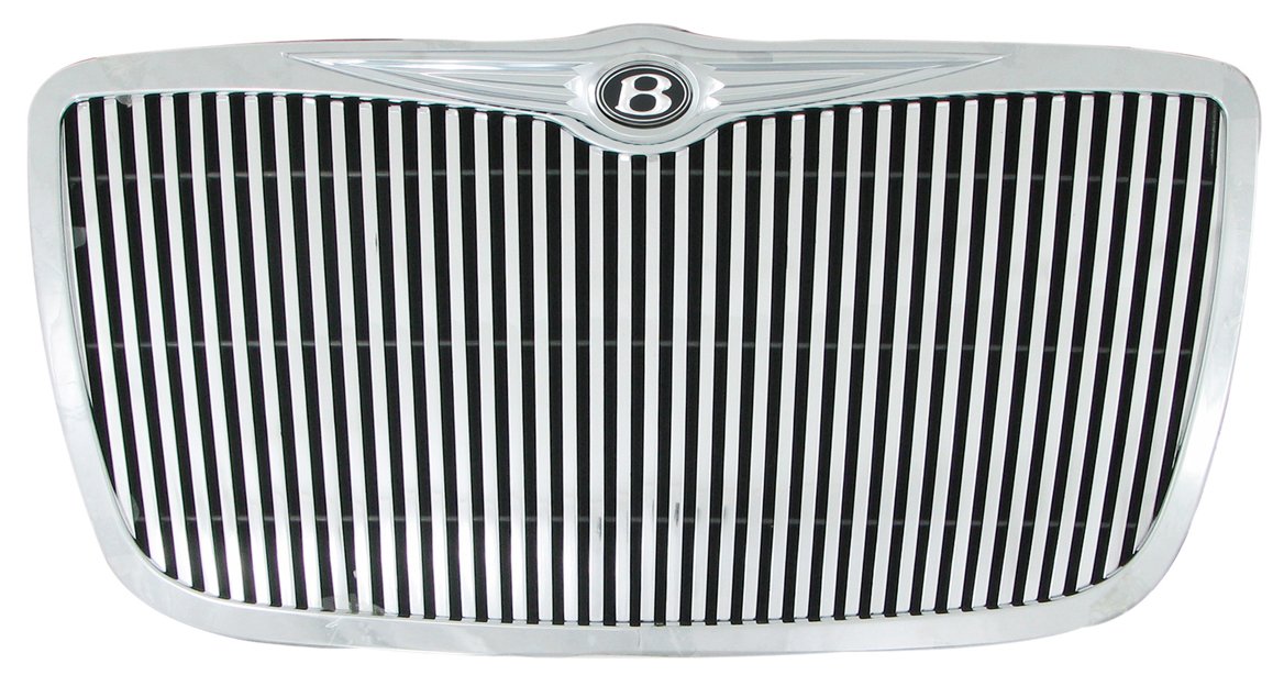 Paramount Restyling 42-0378 Ersatz-Kühlergrill aus Billet-Aluminium mit 8 mm vertikalen Stangen von Paramount Automotive