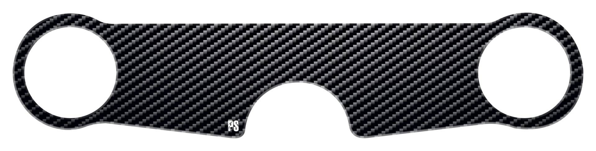 Paraserbatoio.it Aufkleber Harzbeschichtet, Schutz für Suzuki SV 650 S bis Bj. 02 Maße 256 x 56,3 mm Carbon von Paraserbatoio.it