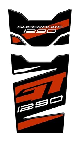 Paraserbatoio.it Tankpad Harz, 3D-Effekt, kompatibel mit KTM SUPERDUKE 1290 GT 2020-2022 schwarz von Paraserbatoio.it