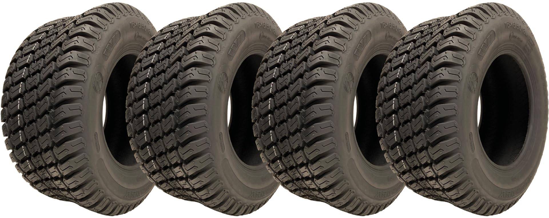 Parnells 16x6.50-8 Rasenmäher Reifen Vierlagig Multi Rasen Gras - Rasen - Wanda P332 4er Set von Parnells